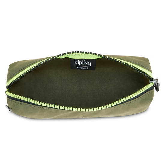 Kipling Boran Pencil Case Bags Strong Moss | CA 2046YX